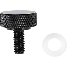 Load image into Gallery viewer, DRAG SPECIALTIES SEAT KNOB BLK 1/4-28 370281