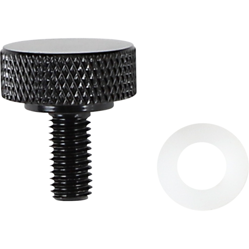 DRAG SPECIALTIES SEAT KNOB BLK 1/4-28 370281