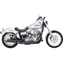 Load image into Gallery viewer, VANCE &amp; HINES MUFFLERS 3" TWIN SLASH BLACK DYNA 46838