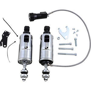 PROGRESSIVE SUSPENSION 00-17 FXST/FLST 422 SERIES SHOCKS W/RAP CHR 422-4104C