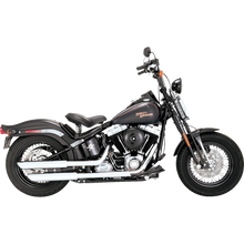 Load image into Gallery viewer, VANCE &amp; HINES MUFFLERS 3" TWIN SLASH CHROME DLX CRSBNS SLM 16842