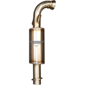 STRAIGHTLINE PERFORMANCE 850 Rev Gen 4 Ultra Lite Muffler Polished Stainless Steel 134-187