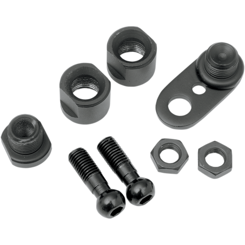 DRAG SPECIALTIES 88-19 OEM FRT T/S SWIVEL KIT BLK 2020-0416