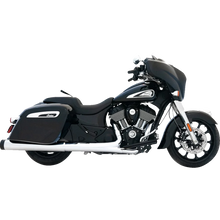 Load image into Gallery viewer, RINEHART RACING MUFFLERS 4.5&quot; INDIAN CHR/BLK TRAD 500-0510