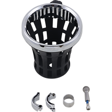 Load image into Gallery viewer, CIRO LLC Big Ass Drink Holder, Chrome, 7/8-1" Clamp, Chrome 50812