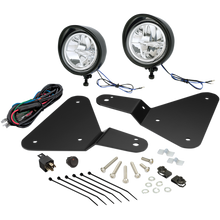 Load image into Gallery viewer, SHOW CHROME 3 1/2"FOCUS BLACK LED CANAM F3 KT 41-302LBK