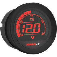 Load image into Gallery viewer, KOSO NORTH AMERICA VOLT METER HD 2" BLK BA050310