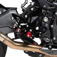 Load image into Gallery viewer, HOT BODIES MGP Rearset - Black - Kawasaki 51801-2500
