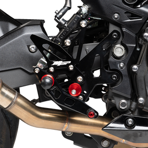 HOT BODIES MGP Rearset - Black - Kawasaki 51801-2500