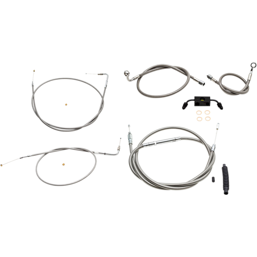 LA CHOPPERS CABLE KIT SS MINI 2014-17 XL ABS LA-8321KT-08
