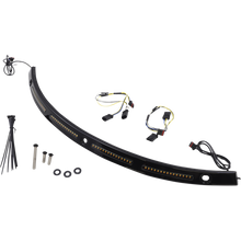 Load image into Gallery viewer, CUSTOM DYNAMICS TRIM WSHLD FLHT SEQ BLK CD-WT2-SEQ-14-B