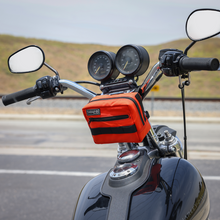 Load image into Gallery viewer, THRASHIN SUPPLY CO. BAG HANDLEBAR TSC ORANGE THB-0025