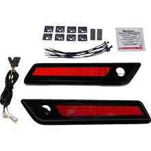 Load image into Gallery viewer, CUSTOM DYNAMICS LIGHT SBAG HNGE RED/BLK (PR) CD-SBL-BCM-RB