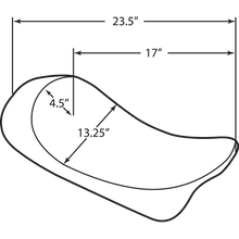 Load image into Gallery viewer, DRAG SPECIALTIES SEATS 08-19 FLHT SEAT SOLO F.SUEDE DIAM FL 0801-1039