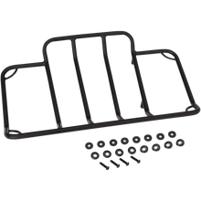 Load image into Gallery viewer, SHOW CHROME TRUNK LUGGAGE RACK BLK 30-201BK