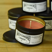 Load image into Gallery viewer, Motomike Strawberry 2-Stroke Racing Oil Scented Candle - Motomike Canada