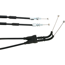Load image into Gallery viewer, MOTION PRO THROTTLE CABLE PUSH-PULL BLACK VINYL SET 10-0117