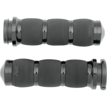 Load image into Gallery viewer, AVON GRIPS 08-18 FLHT BLK AIR CUSHION GRIPS (PR) AIR-90-ANO-FLY