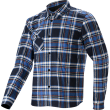 Load image into Gallery viewer, ALPINESTARS WHISTLER WIND BLOCK PLAID SHIRT - L - BLUE 1401023-70-L