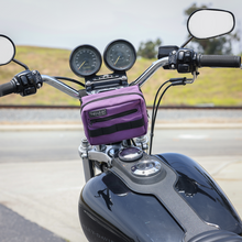 Load image into Gallery viewer, THRASHIN SUPPLY CO. BAG HANDLEBAR TSC PURPLE THB-0024