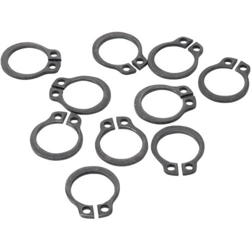 DRAG SPECIALTIES 41-E84 SNAP RINGS F/ 357024 10 PK 1132-0091
