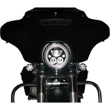 Load image into Gallery viewer, CUSTOM DYNAMICS HEADLIGHT TRUEBEAM 7" BLK CDTB-7-B