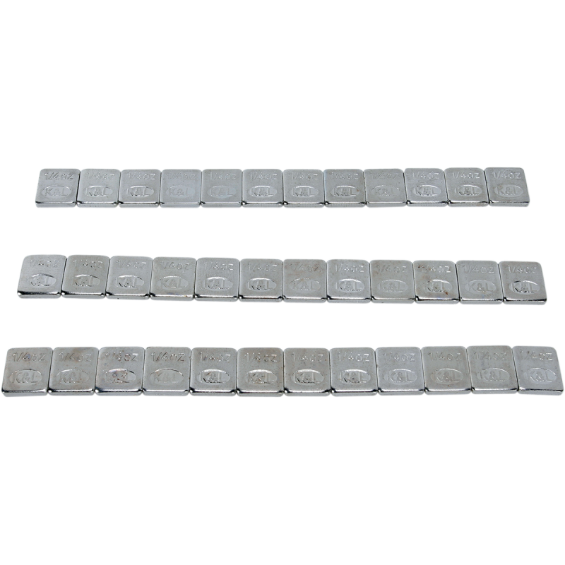 K&L SUPPLY SILVER STICK-ON WHEEL WEIGHTS 360PK 0365-0020