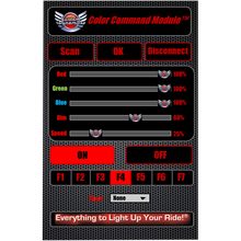 Load image into Gallery viewer, CUSTOM DYNAMICS MAGICAL WIZARD LIGHT FULL BIKE KIT BLU TOOTH TMWK2BM6