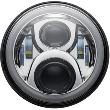 Load image into Gallery viewer, CUSTOM DYNAMICS HEADLAMP 7"LED HALO CHR CD-7-13-C