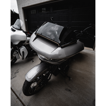Load image into Gallery viewer, CUSTOM DYNAMICS LIGHT  LED TURN SIGNAL WINDSHIELD TRIM BLACK W/SMK LENS CD-RG23-SWT-B