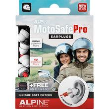 Load image into Gallery viewer, ALPINE HEARING PROTECTION EARPLUGS MOTOSAFE PRO MINIGRIP 111.23.112