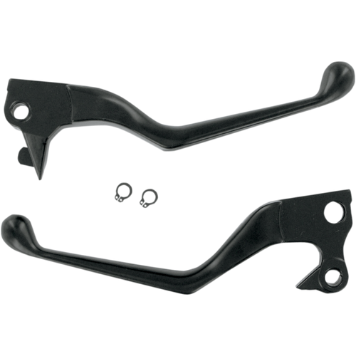 DRAG SPECIALTIES 04-13 XL BLACK LEVER SET 0610-0129