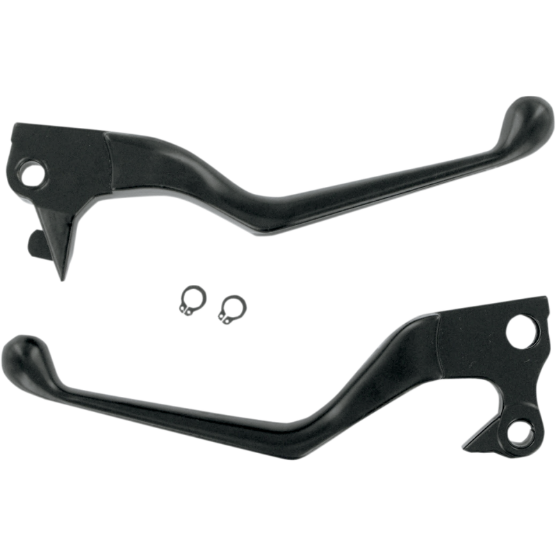 DRAG SPECIALTIES 04-13 XL BLACK LEVER SET 0610-0129