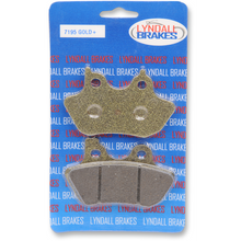 Load image into Gallery viewer, LYNDALL RACING BRAKES LLC 00-07 FX/FLST FRT GOLD PLUS BR/PADS 1720-0052