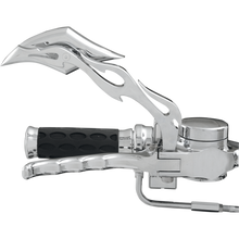 Load image into Gallery viewer, DRAG SPECIALTIES GOTHIC R/H FLAME STEM MIRROR EA 0640-0036