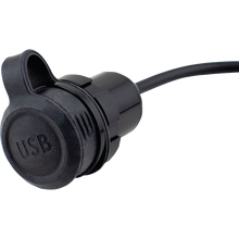 Load image into Gallery viewer, KOSO NORTH AMERICA DUAL PORT USB CHARGER TYPE A + C BLACK KW015010