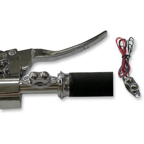 DRAG SPECIALTIES DUET H/BAR SWITCH KIT CHR 0616-0204