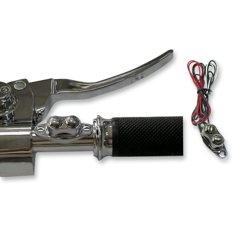 DRAG SPECIALTIES DUET H/BAR SWITCH KIT CHR 0616-0204