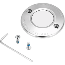 Load image into Gallery viewer, FIGURATI DESIGNS TIMING COVER PLAIN SILVER, 2-HOLE FD60-TC-2H-SS