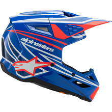 Load image into Gallery viewer, ALPINESTARS HELMETSM3 YTH WURX B/Y/BL/R L ECE06 8302125-7312-YL