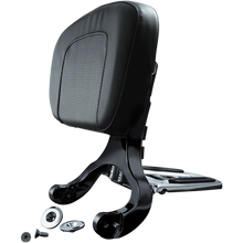 Load image into Gallery viewer, KURYAKYN BACKREST DRV/PASS BLK PN 1661 KUR1661