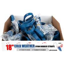 Load image into Gallery viewer, ERICKSON 18" Cold Weather Rubber Tarp Strap 56790