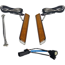 Load image into Gallery viewer, CUSTOM DYNAMICS LIGHT LED FORK AMB CHR CD-FORK-SS6-AC