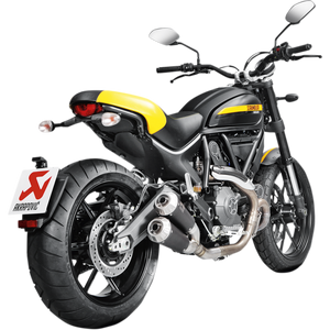 AKRAPOVIC 15-22 SCRAMBLER SO TI/TI BLK DUAL S-D8SO4-CUBTBL/1