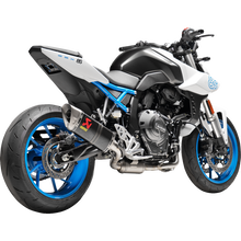 Load image into Gallery viewer, AKRAPOVIC 23-24 GSX-8S RACE FS SS/CF TI END CAP S-S8R1-EEC