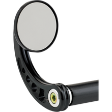 Load image into Gallery viewer, JOKER MACHINE 2-1/4" BAR END MIRROR STEM C BLACK 09-312-CB