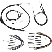 Load image into Gallery viewer, BURLY BRAND 10" T BAR CABLE KIT 07-11 DYNA B30-1146