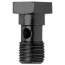 Load image into Gallery viewer, GOODRIDGE 7/16-24 SINGLE BANJO BOLT  BLACK P775-44ZBK