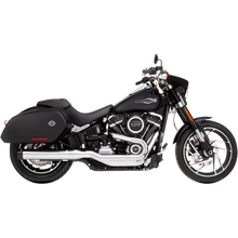 Load image into Gallery viewer, RINEHART RACING 18-23 FLSB 4" SLIP-ON CHROME W/BLK EC 500-1230