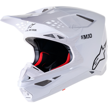 Load image into Gallery viewer, ALPINESTARS HELMET SM10 SOLID WHT M 8300123-2180-M
